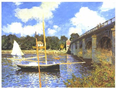The Road Bridge, Argenteuil by Claude Monet
